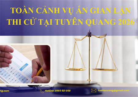 TOÀN CẢNH VỤ ÁN GIAN LẬN THI CỬ TẠI TUYÊN QUANG 2026