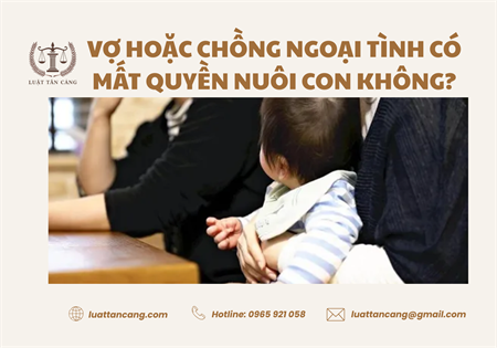 VỢ HOẶC CHỒNG NGOẠI TÌNH CÓ MẤT QUYỀN NUÔI CON KHÔNG?